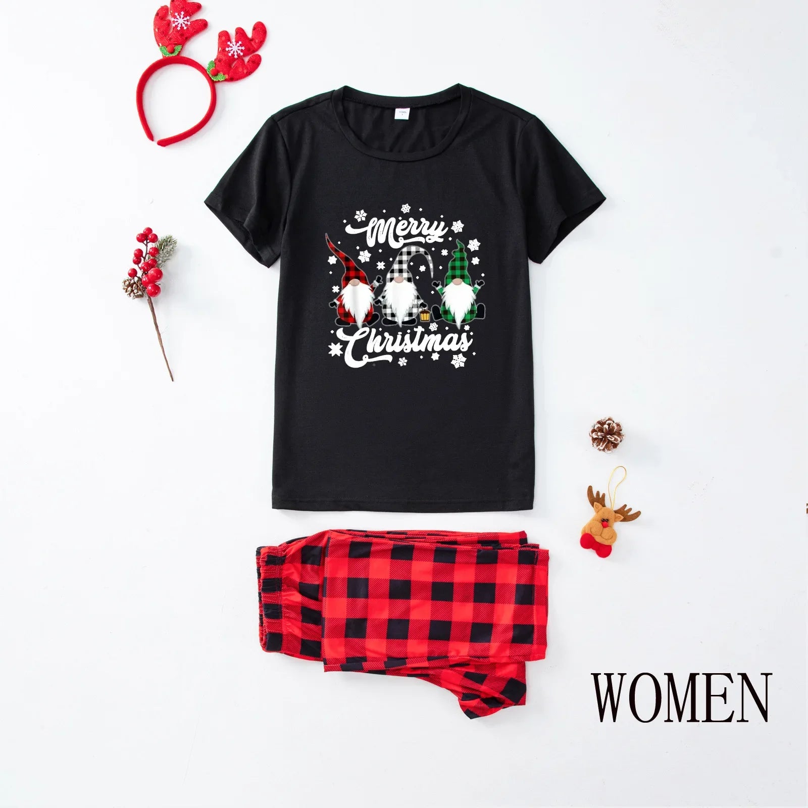 Christmas Gnomes Family Holiday Pjs