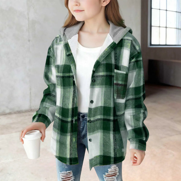Maya Hooded Shacket for Girls & Teens