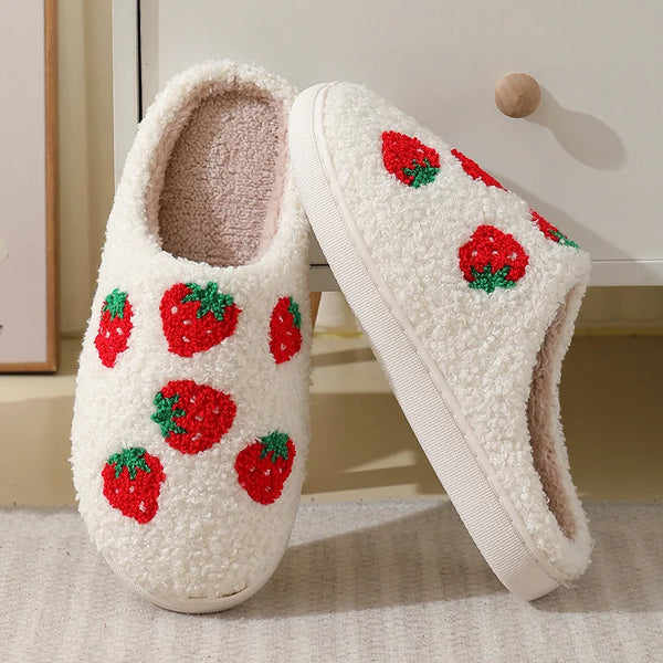 Cozy Fruit Slippers for Women & Tweens