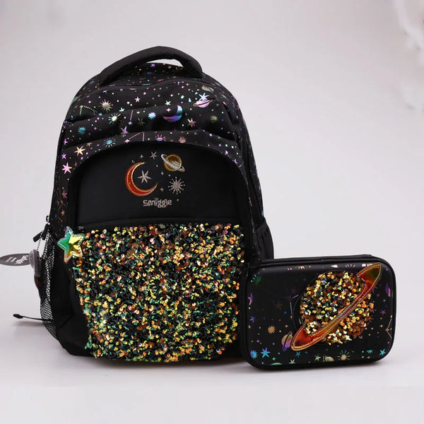 Smiggle® Cosmic Sparkles Large Capacity Backpack & Accessories