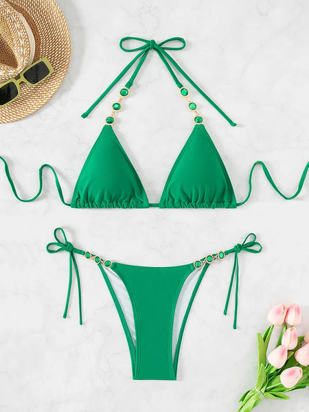 Bellissima Green Bikini for Women