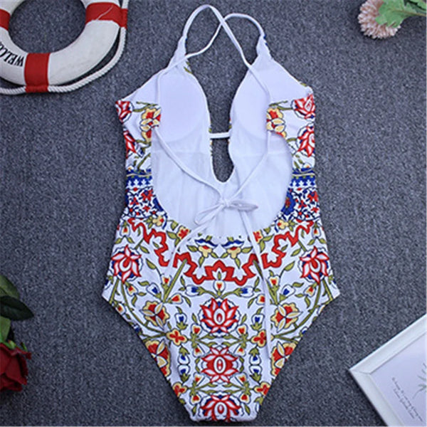 Mesa Deep V Tie-Back One-Piece for Women & Tees