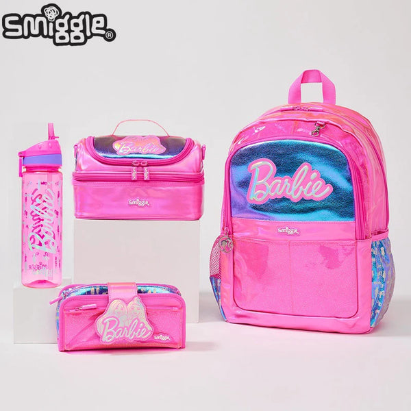 Smiggle Hot Pink Barbie Backpack & Accessories