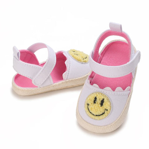 Smiley Face Sandal for Baby Girls