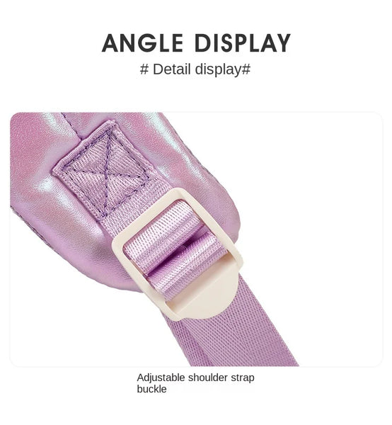 So Shiny Smooth Iridescent Backpack Set