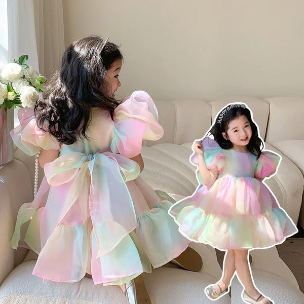 The Cotton Candy Dress for Little Girls