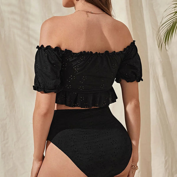 Ariel Eyelet Maternity Bikini Swimsuit