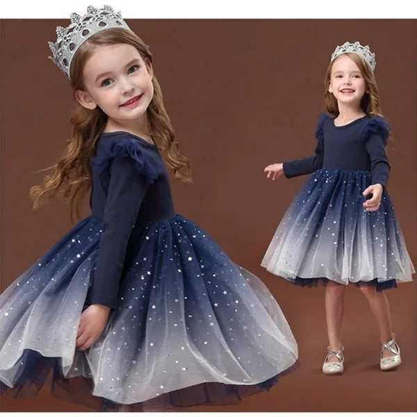 Reema Stars Sparkly Princess Dress