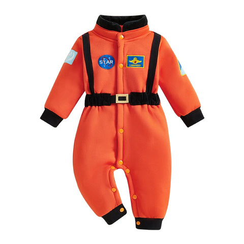 Space Explorer Astronaut Jumpsuit Costume for Baby & Toddler Girls