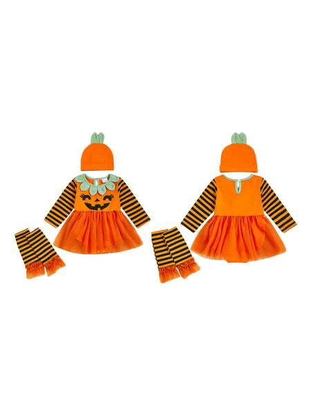 Happy Little Pumpkin Costumer/Outfit for Baby & Toddler Girls
