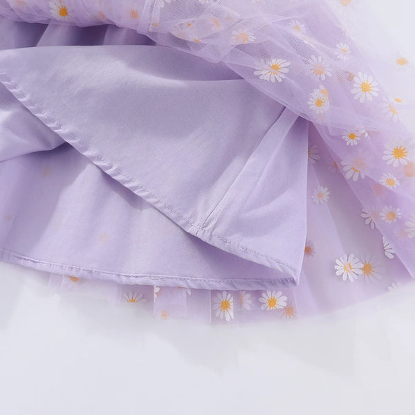 Pretty Daisies Tulle Twirl Dress for Baby & Little Girls