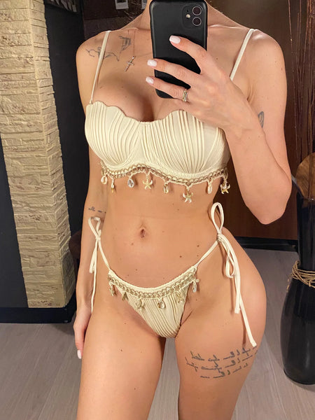 Shell My Belle Scalloped Shell Bikini