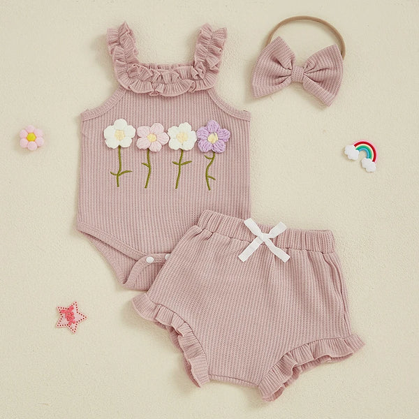 All in Bloom Outfit for Baby Girl