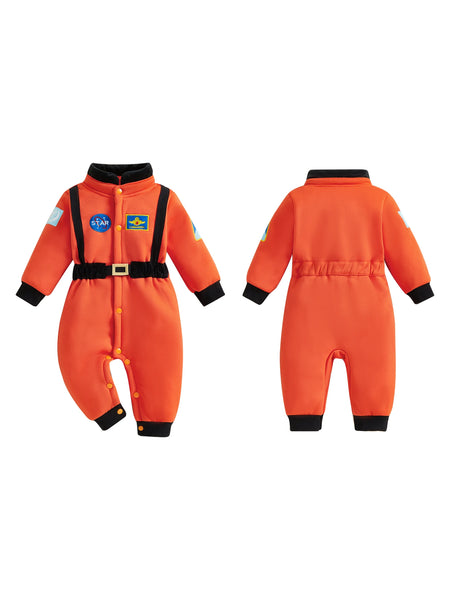 Space Explorer Astronaut Jumpsuit Costume for Baby & Toddler Girls