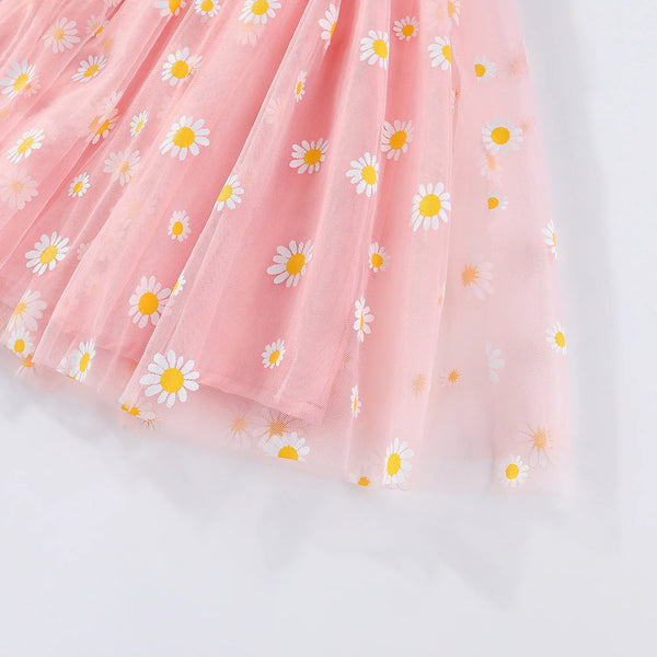 Pretty Daisies Tulle Twirl Dress for Baby & Little Girls