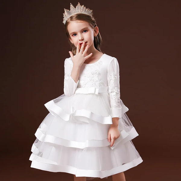 Imelda Layered Special Occasion Dress for Little Girls