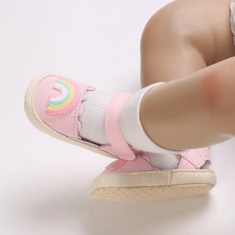 Rainbow Babe Sandal for Baby Girls