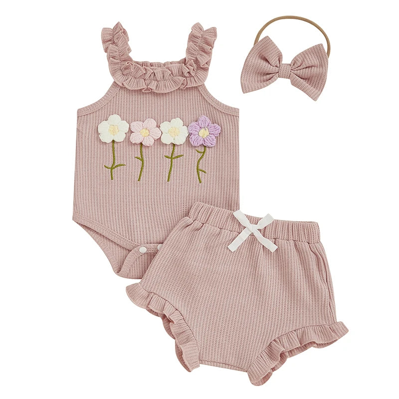 All in Bloom Outfit for Baby Girl