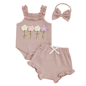 All in Bloom Outfit for Baby Girl