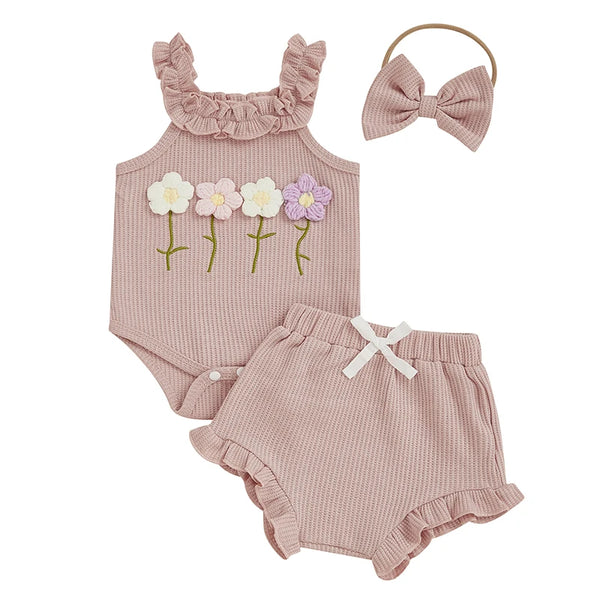 All in Bloom Outfit for Baby Girl