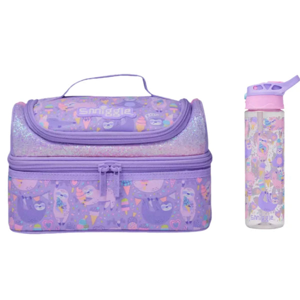Smiggle® Slothing Around Sparkly Extra Large Capacity Backpack & Accessories