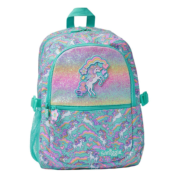 Smiggle® Pastel Unicorn Sparkly Large Capacity Backpack & Accessories