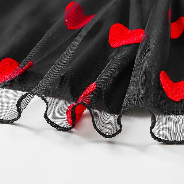 The Princess of Hearts Party Dress for Little Girls