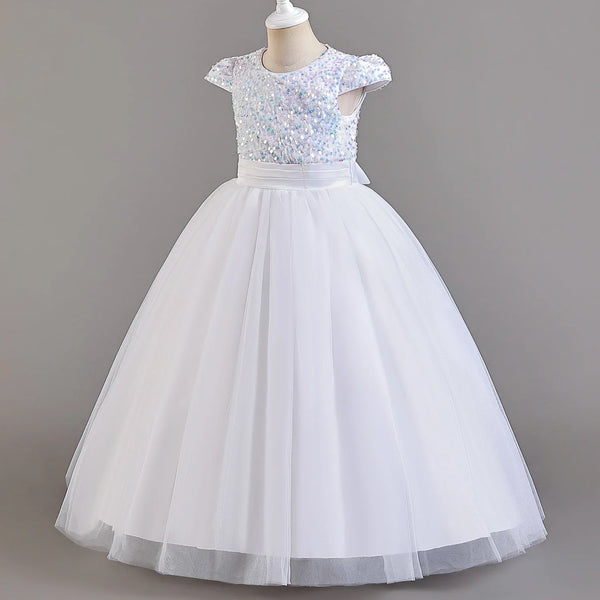 Dominique Gorgeous Sequin Tulle Ballgown Special Occasion Dress for Girls