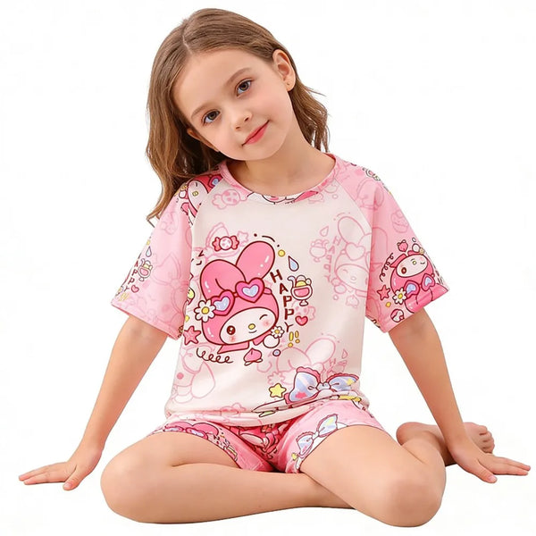 Best Friends Hello Kitty™, Cinnamoroll™, Kuromi™ or MyMelody™ Pajama Set for Girls