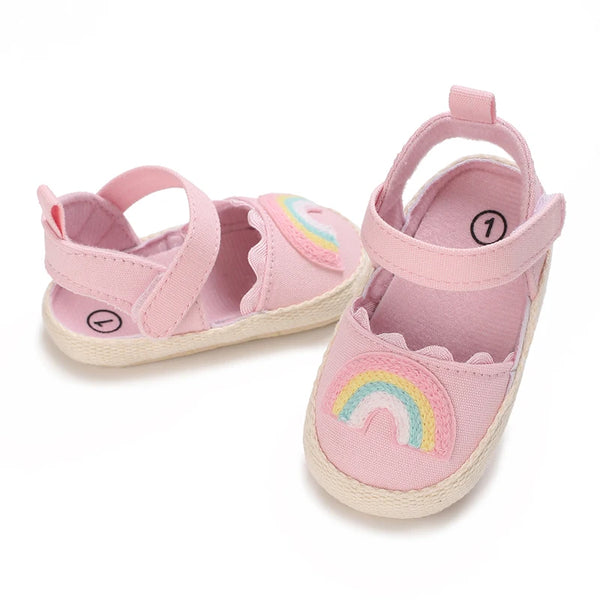 Rainbow Babe Sandal for Baby Girls