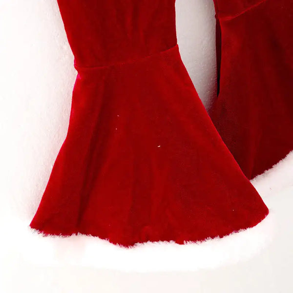 Ellie Elf Velvet Christmas Costume/Outfit for Girls