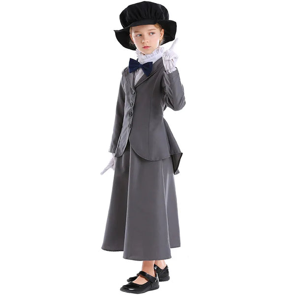 English Nanny Costume for Girls