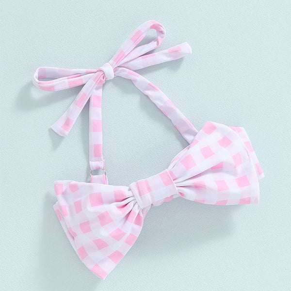 Put a Bow On Retro Two Piece Bikini for Toddler & Little girls
