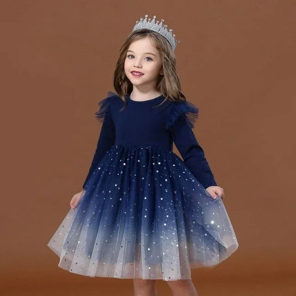 Reema Stars Sparkly Princess Dress