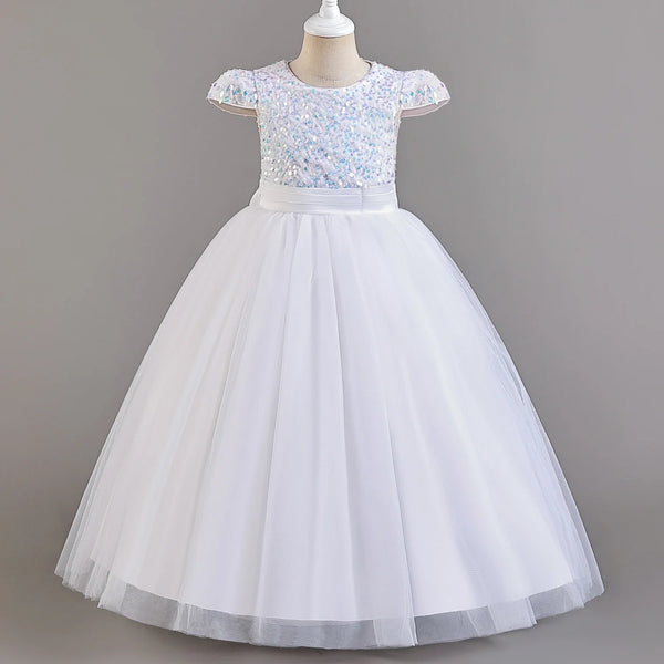 Dominique Gorgeous Sequin Tulle Ballgown Special Occasion Dress for Girls