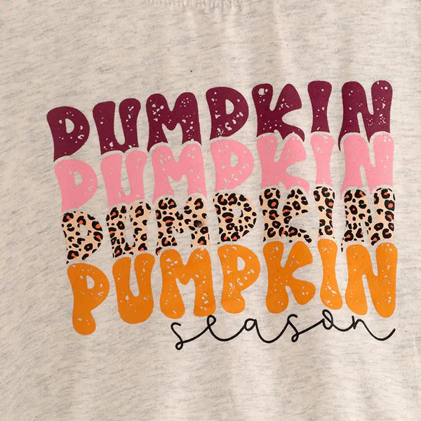 Momma & Me: Pumpkin Season Sparkly Long Sleeve Tops