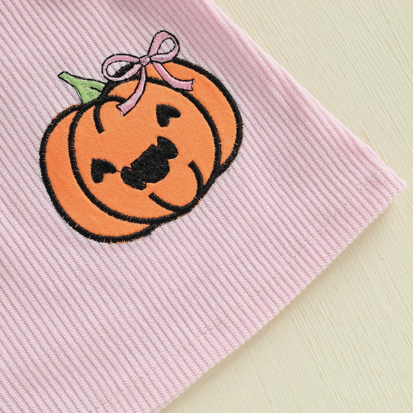 Peek-a-Boo Pumpkin Outfit for Baby & Toddler Girls
