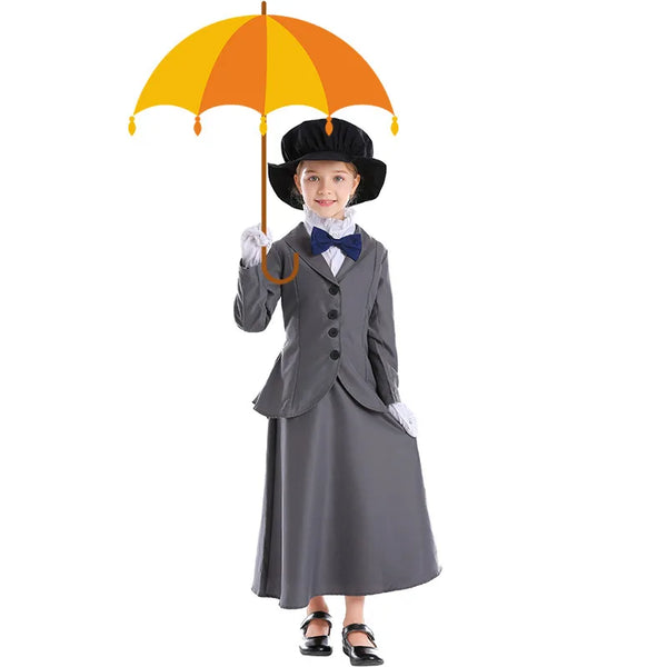 English Nanny Costume for Girls