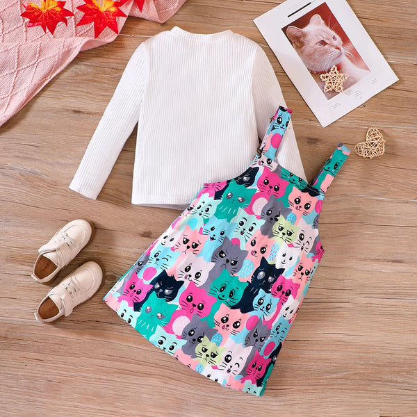 So Many Cute Kitties Outfit for Toddler & Little Girls