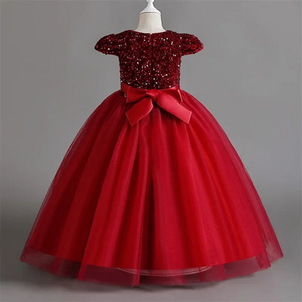 Dominique Gorgeous Sequin Tulle Ballgown Special Occasion Dress for Girls