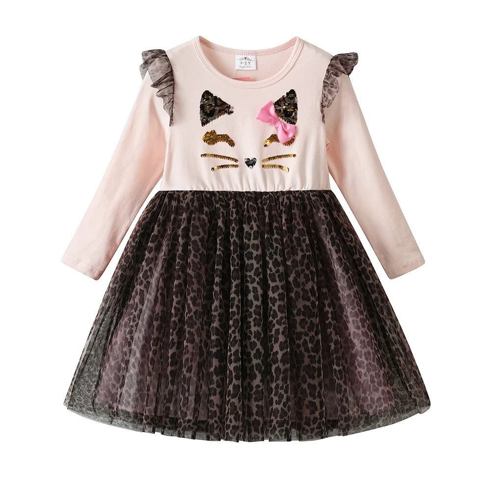 Leopard Princess Tulle Twirl Dress