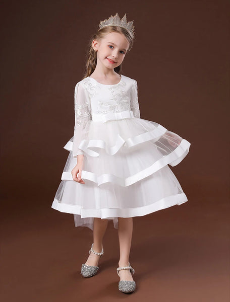 Imelda Layered Special Occasion Dress for Little Girls