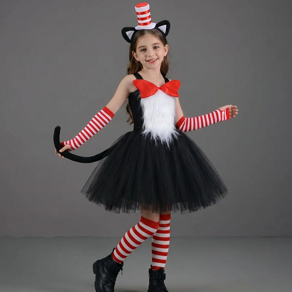 Girls Cat in The Hat™ Tutu Dress Costume Set