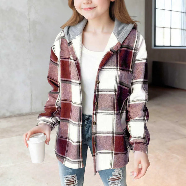 Maya Hooded Shacket for Girls & Teens