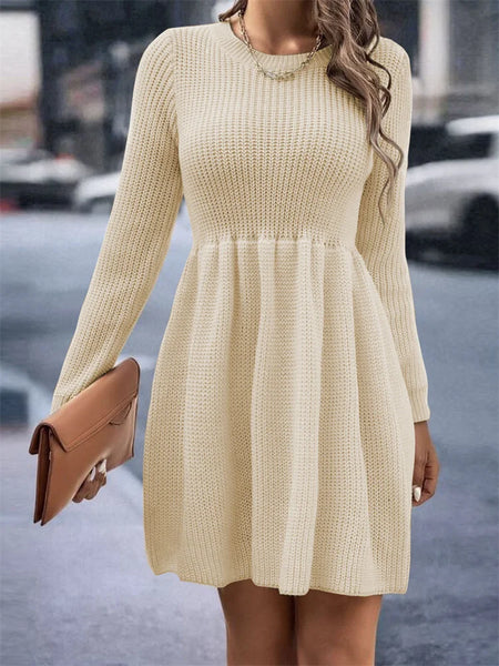 The Khloe Large Knit Sweater Dress for Women & Teens