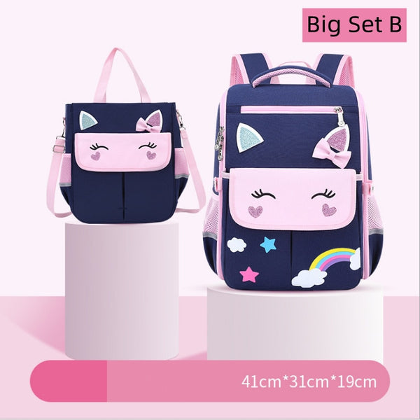 Little Cutie Happy Kitty Backpack Set