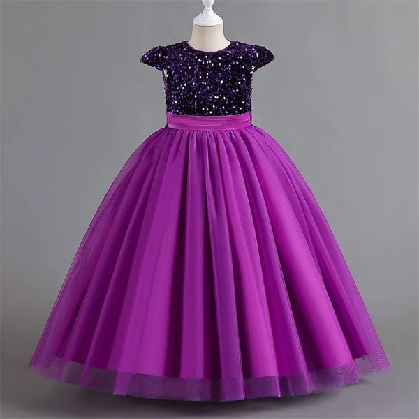 Dominique Gorgeous Sequin Tulle Ballgown Special Occasion Dress for Girls