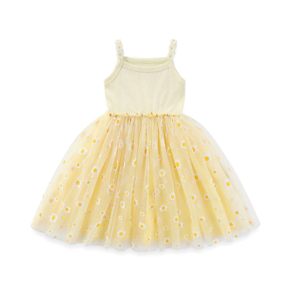 Pretty Daisies Tulle Twirl Dress for Baby & Little Girls
