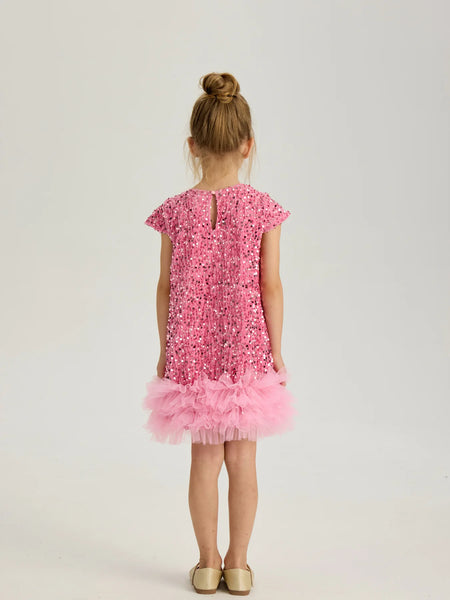 Cristabella Sequin Party Dress for Toddler & Little Girls