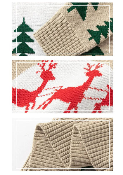 Flying Reindeer Holiday Sweater for Toddlers & Little Girls